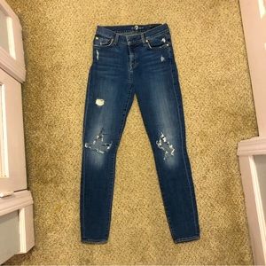 7FAM The Ankle Skinny Jeans